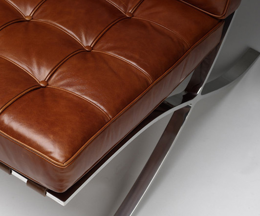 Chair barcelona vintage leather